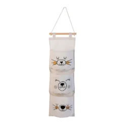 Kids 3 Pocket Hanging Organiser - Polar Bear -Best Home Furnishing Store 13277677 1034929069112746