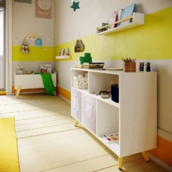 Kids Tray Storage Shelf - White & Natural -Best Home Furnishing Store 13277678 1984929069822093