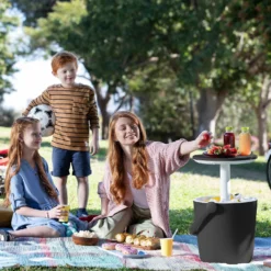 Keter GoBar Outdoor Ice Cooler Table Garden Furniture - Dark Grey / Cream 14 Keter GoBar Outdoor Ice Cooler Table Garden Furniture - Dark Grey / Cream -Best Home Furnishing Store 13412933 2094910901750129