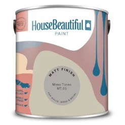 House Beautiful Durable Matt Emulsion Multi-Surface Paint Mono Tones MT.05 - 2.5L -Best Home Furnishing Store 13419374 7504941020520618