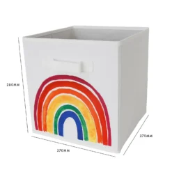 Living Elements Compact Cube Fabric Insert - Charity Rainbow -Best Home Furnishing Store 13432921 8994943614441773
