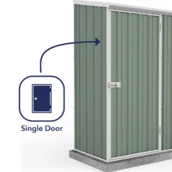 Absco 5 X 3ft Space Saver Metal Pent Shed - Green 12 Absco 5 X 3ft Space Saver Metal Pent Shed - Green -Best Home Furnishing Store 13440828 1604929164292885