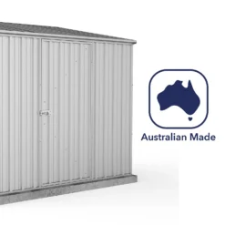 Absco 7.5 X 5ft Space Saver Metal Pent Shed - Zinc -Best Home Furnishing Store 13440831 1574929185869425