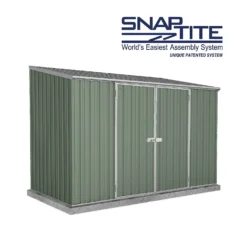 Absco 10 X 5ft Space Saver Metal Pent Shed - Green 15 Absco 10 X 5ft Space Saver Metal Pent Shed - Green -Best Home Furnishing Store 13440844 2134929185801898