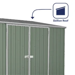 Absco 10 X 5ft Space Saver Metal Pent Shed - Green 11 Absco 10 X 5ft Space Saver Metal Pent Shed - Green -Best Home Furnishing Store 13440844 2144929185574147