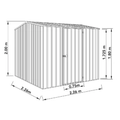 Absco 7.5 X 7.5ft Premier Apex - Dark Grey -Best Home Furnishing Store 13440852 1604929164213262