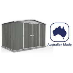 Absco 10 X 7ft Regent Metal Apex Shed - Grey 14 Absco 10 X 7ft Regent Metal Apex Shed - Grey -Best Home Furnishing Store 13440855 1604931188682373