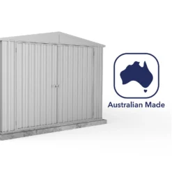 Absco 10 X 20ft Utility Workshop Apex Metal Shed - Zinc -Best Home Furnishing Store 13440861 1984929163945152