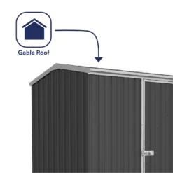 Absco 7.5 X 5ft Premier Reverse Apex - Dark Grey -Best Home Furnishing Store 13440866 6464929164668878