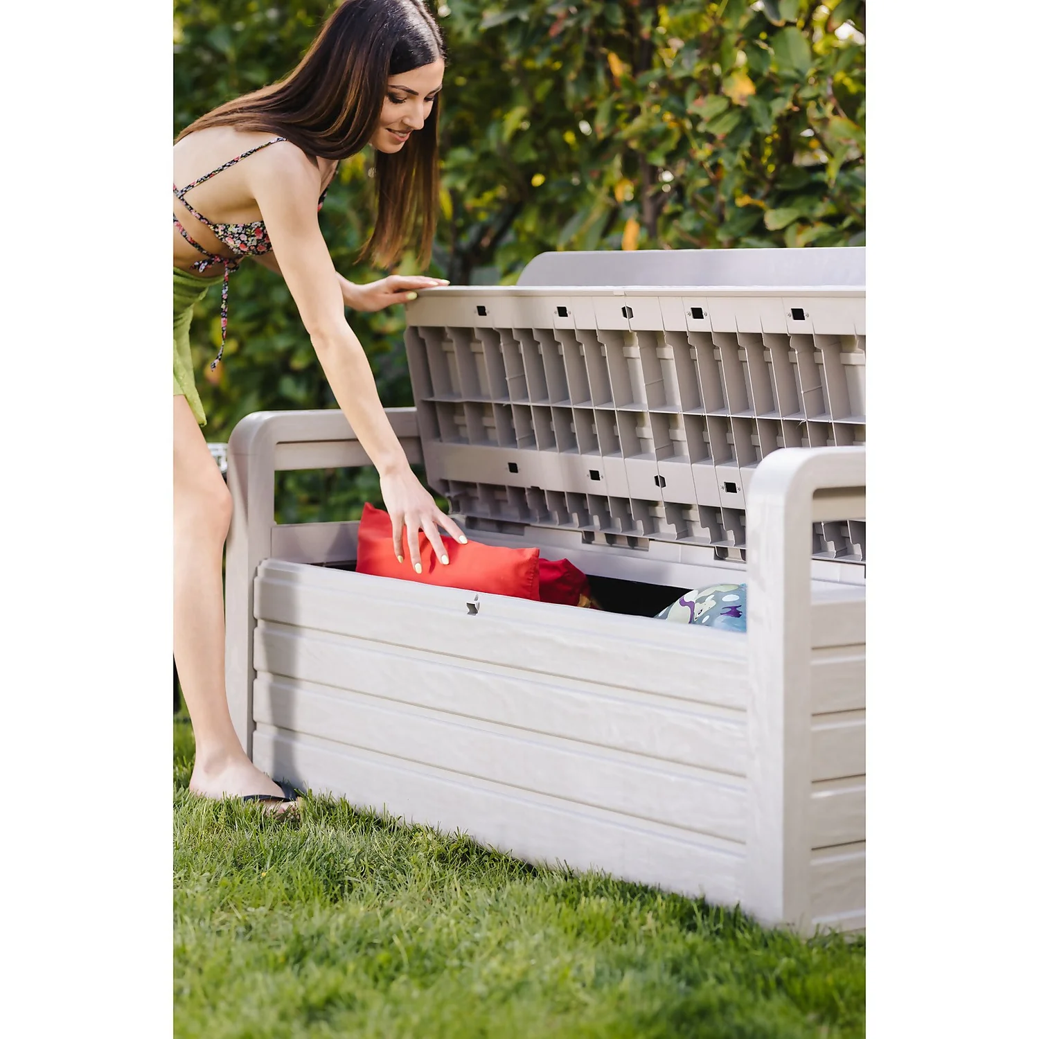 Toomax Forever Spring Bench - Warm Grey 5 Toomax Forever Spring Bench - Warm Grey - Image 5