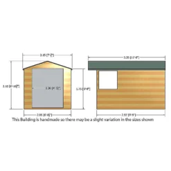 Shire 7 X 10ft Guernsey Double Door Garden Shed - Including Installation 13 Shire 7 X 10ft Guernsey Double Door Garden Shed - Including Installation -Best Home Furnishing Store 13505247 1064926475405413