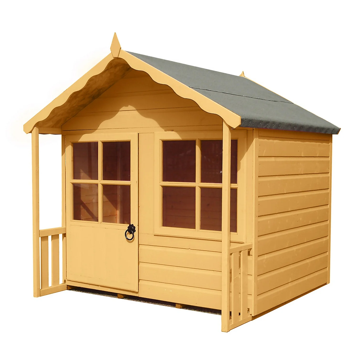 Shire 5 X 4ft Kitty Kids Wooden Playhouse 1 Shire 5 X 4ft Kitty Kids Wooden Playhouse