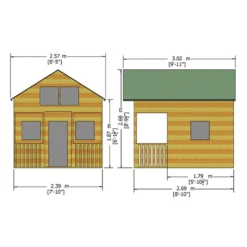 Shire 8 X 10ft Lodge Kids Wooden Playhouse -Best Home Furnishing Store 13505347 1064931995121082