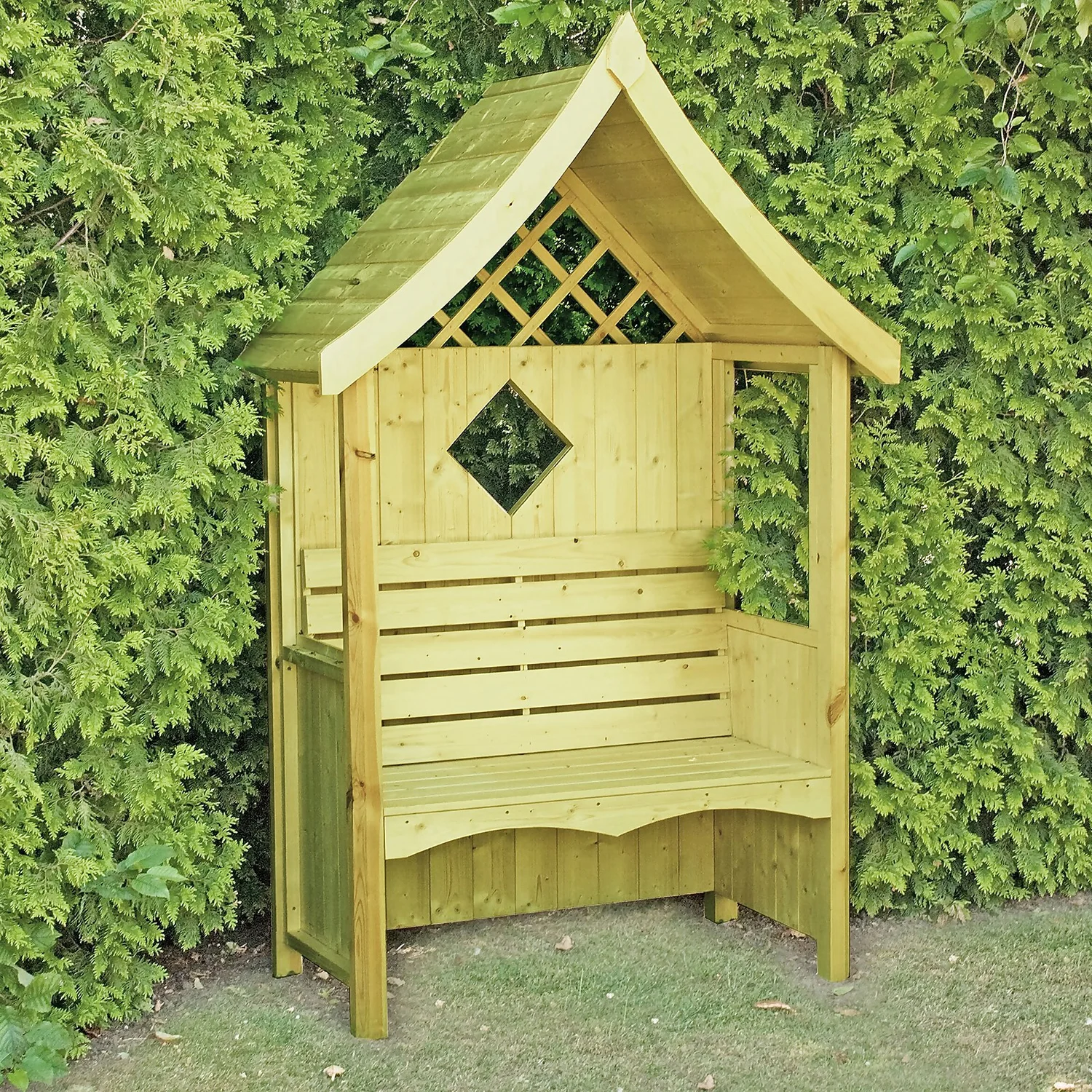Shire 4x2ft Arum Garden Arbour 2 Shire 4x2ft Arum Garden Arbour - Image 2