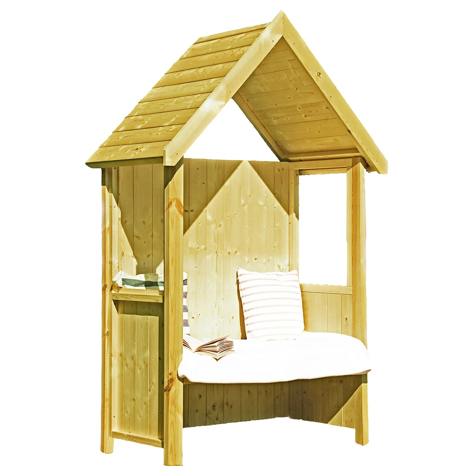 Shire 4x2ft Hebe Garden Arbour 1 Shire 4x2ft Hebe Garden Arbour