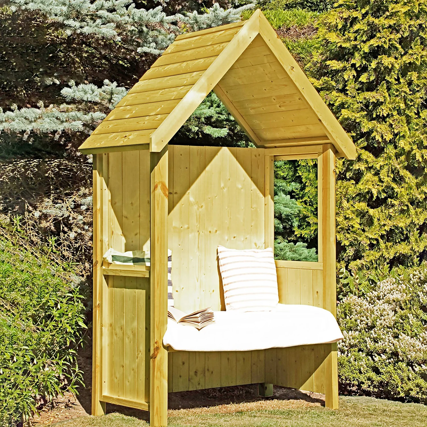 Shire 4x2ft Hebe Garden Arbour 5 Shire 4x2ft Hebe Garden Arbour - Image 5