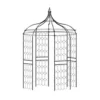 Agriframes Gothic Gazebo - (H)2.5 X (Diameter)1.5 M - Black
