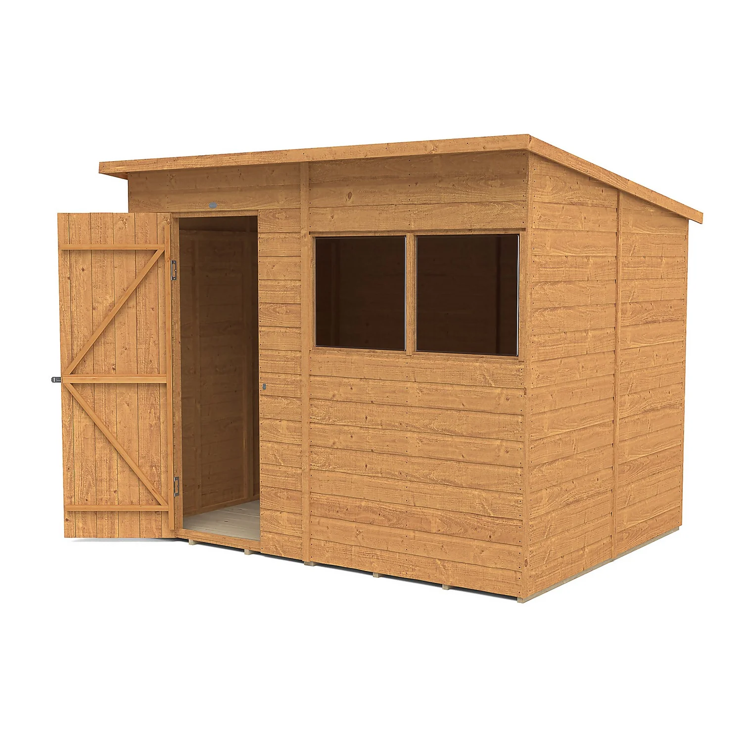 Shiplap Dip Treated 8x6ft Pent Shed 1 Shiplap Dip Treated 8x6ft Pent Shed