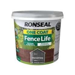 Ronseal One Coat Fence Life Charcoal Grey 5L -Best Home Furnishing Store 13531571 1024934551534242
