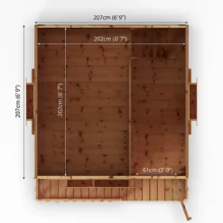 Country Living 7ft X 7ft Premium Sandon Double Storey Playhouse With Veranda Painted + Installation - Thorpe Towers Grey -Best Home Furnishing Store 13554916 1224949332092216