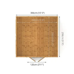 Mercia 10ft X 10ft Premium Shiplap Modular Workshop Shed - Including Installation -Best Home Furnishing Store 13555751 8784949333132319