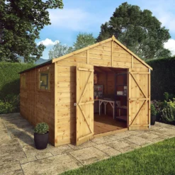 Mercia 14ft X 10ft Premium Shiplap Modular Workshop Shed -Best Home Furnishing Store 13555756 1224949335251255