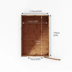 Mercia 6ft X 4ft Premium Shiplap Apex Shed - Including Installation -Best Home Furnishing Store 13555761 1704949334158832