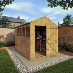 Mercia 10ft X 6ft Premium Shiplap Apex Shed -Best Home Furnishing Store 13555775 2074949337168408