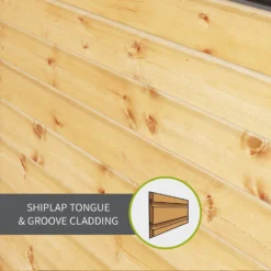 Mercia 8ft X 6ft Premium Windowless Shiplap Apex Shed -Best Home Furnishing Store 13555779 7964949333958723