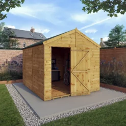 Mercia 10ft X 8ft Premium Windowless Shiplap Apex Shed - Including Installation -Best Home Furnishing Store 13555792 1104949335536663