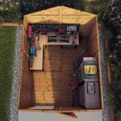 Mercia 10ft X 8ft Premium Windowless Shiplap Apex Shed - Including Installation -Best Home Furnishing Store 13555792 6504949335625151