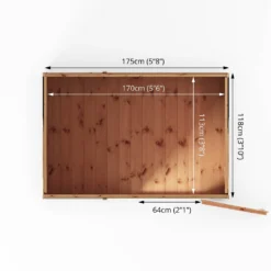Mercia 6ft X 4ft Premium Shiplap Pent Shed - Including Installation -Best Home Furnishing Store 13555797 1174949333014698