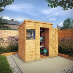 Mercia 6ft X 4ft Premium Shiplap Pent Shed - Including Installation -Best Home Furnishing Store 13555797 5154949333004057