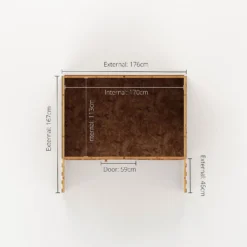 Mercia 5ft X 6ft Honeysuckle Wooden Playhouse - Installation Included -Best Home Furnishing Store 13555809 2034949337255738