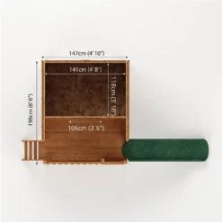 Mercia 5ft X 6ft Pent Playhouse With Tower & Slide - Installation Included -Best Home Furnishing Store 13555814 4714951148174196