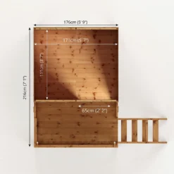 Mercia 5ft X 6ft Pent Wooden Playhouse With Tower - Installation Included -Best Home Furnishing Store 13555820 2004951147616580