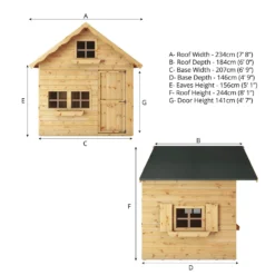 Mercia 7ft X 5ft Swiss Cottage Double Storey Playhouse 16 Mercia 7ft X 5ft Swiss Cottage Double Storey Playhouse -Best Home Furnishing Store 13555823 5884949333819589