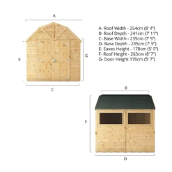 Mercia 8ft X 8ft Premium Shiplap Barn Shed -Best Home Furnishing Store 13555853 1775029433586048