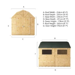 Mercia 10ft X 8ft Premium Shiplap Barn Shed - Including Installation 18 Mercia 10ft X 8ft Premium Shiplap Barn Shed - Including Installation -Best Home Furnishing Store 13555858 2945043868800006