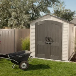 Lifetime Plastic Outdoor Storage Shed - 7x7ft 12 Lifetime Plastic Outdoor Storage Shed - 7x7ft -Best Home Furnishing Store 13660826 4494949045632983