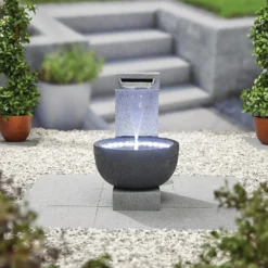 Stylish Fountain Solitary Pour Water Feature With LEDs -Best Home Furnishing Store 13846046 4544962028419153