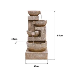 Stylish Fountain Sparkling Bowls Water Feature With LEDs 13 Stylish Fountain Sparkling Bowls Water Feature With LEDs -Best Home Furnishing Store 13846048 1414978881037755