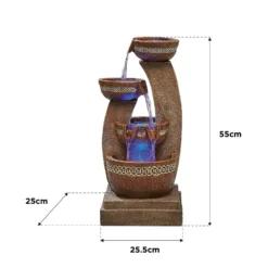 Stylish Fountain Azure Columns Water Feature With LEDs -Best Home Furnishing Store 13846050 1534978881017244