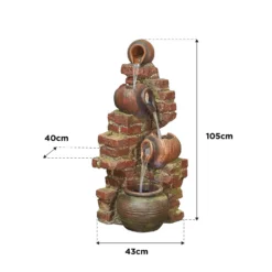 Stylish Fountain Flowing Jugs Water Feature With LEDs 5 Stylish Fountain Flowing Jugs Water Feature With LEDs -Best Home Furnishing Store 13846053 1464978881021036