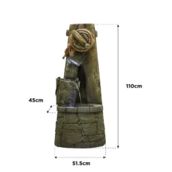 Stylish Fountain Enchanted Well Water Feature With LEDs -Best Home Furnishing Store 13846056 7074962027676998