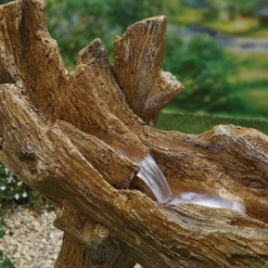 Stylish Fountain Knotted Willow Falls Water Feature With LEDs -Best Home Furnishing Store 13846064 1284962028036575
