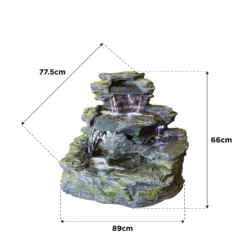 Stylish Fountain Garda Falls Water Feature With LEDs -Best Home Furnishing Store 13846065 2124978881057603