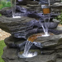 Stylish Fountain Hinoki Springs Water Feature With LEDs 8 Stylish Fountain Hinoki Springs Water Feature With LEDs -Best Home Furnishing Store 13846067 1164962027829983