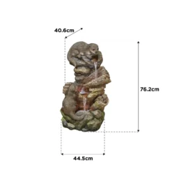 Stylish Fountain Otter Pools Water Feature With LEDs 11 Stylish Fountain Otter Pools Water Feature With LEDs -Best Home Furnishing Store 13846071 1084962028366896