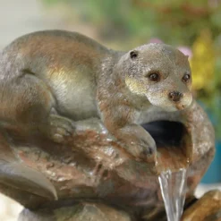 Stylish Fountain Otter Pools Water Feature With LEDs 8 Stylish Fountain Otter Pools Water Feature With LEDs -Best Home Furnishing Store 13846071 1494962028210242